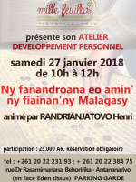 Atelier Ny fanandroana eo amin'ny fiainan'ny Malagasy - Mille feuilles Librairie Café Behoririka‍