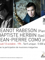 concert avec Jeanot Rabeson‍, Baptiste Herbin & Jean-Pierre Como - IFM - Institut Français de Madagascar‍