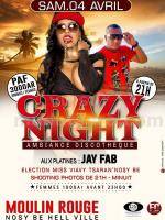 Crazy night ambiance discothèque au Moulin rouge Nosy Be Hell ville
