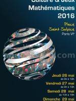 E-Fanorona présent au 17è salon Culture & Jeux mathématiques 2016 - Place St Sulpice Paris 6è