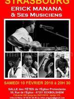 Erick manana et ses musiciens Salle Des Fetes De L'Eglise Protestante Ebo