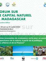 Forum sur le capital naturel à Madagascar Radisson Blu Ambodivona