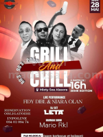 Grill and Chill -  Concert - Fidy Dibl , Njara Olan - Mioty Soa Alasora