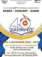Cloture 40ème chorale Hasimpeo