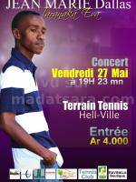 Jean Marie Dallas en concert au Terrain de Tennis Hell Ville