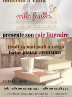 Joelle Ecormier - invitée du Café littéraire au Mille Feuilles