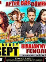 jyuni, Malm Martiora, Johane, Daroche, Melanie Walker, Bolo Pix After bac bômba be Kianjan'ny Masera Fenoarivo