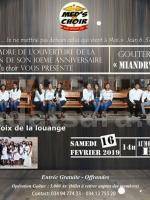 Med's Choir 10e anniversaire Hopital HJRA