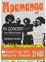 Mpamanga en concert au Bateau Ivre à Tamatave