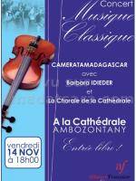 Musique classique concert Cameratamadagascar avec Barbara Idieder et la Chorale de la Cathédrale Am
