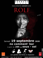 Rolf‍ - en concert  No Comment Bar Isoraka‍