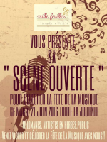 Scène ouverte fête de la musique - Mille Feuilles librairie Café