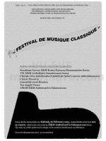 Festival de musique classique - FJKM Andrainarivo