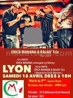Erick manana & Ralah'Trio Concert Mairie du 8ème - Espace Citoyen Lyon France