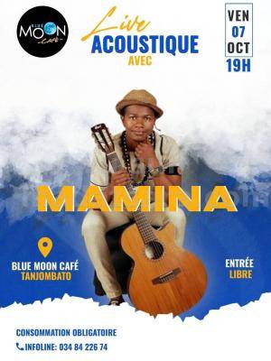 Concert acoustique avec Mamina - Blue Moon Café Ambaniatsimo Tanjombato