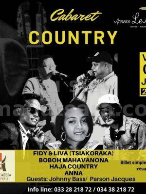 Cabaret country - Le Zoma Antaninandro Faravohitra - Boboh Mahavanona , Haja Country, Anna , Fidy (Tsiakoraka), Liva (Tsiakoraka)
