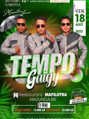 25e anniversaire Tempo Gaigy