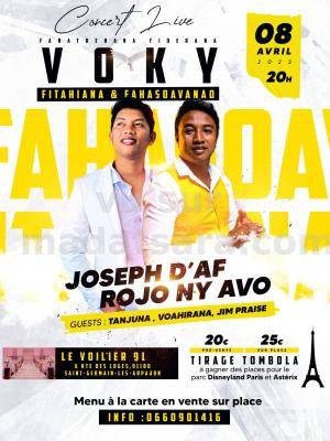 Joseph d'AF & Ny Avo Concert Le Voilier 91 La Norville