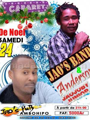 Anderson jaojoby‍ & Jao's Band‍ - cabaret de noel - JAO'S PUB‍