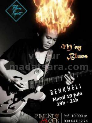 Benkheli Ratri blues night Piment Café Behoririka