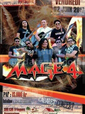 Cabaret concert Mage 4‍ - Restaurant Hotel Art'Gout Mandrosoa Ivato‍