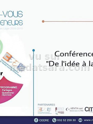 Conférence débat "De l'idée à la création" - CITE - Ambatonakanga‍