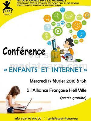 Conférence enfants et internet à l'Alliance Française de Hell Ville