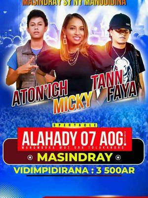 Aton'Ich, Micky, Tann Faya Showcase