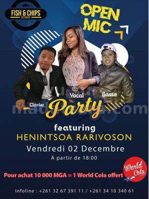 Henintsoa Rarivoson Open Mic Fish and Chips Imerinafovoany