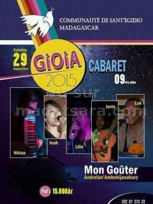 Gioia 2015 cabaret au Mon Gouter Andrefan'Ambohijanahary