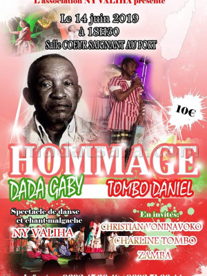 Hommage à Dada Gaby - Salle Coeur Saignant Le Port‍