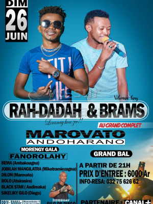 Rah Dada , Brams - Showcase - Marovato Andoharano