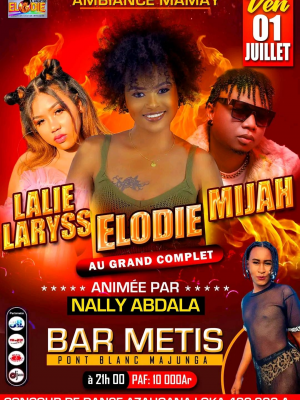 Elodie , Mijah , Lalie Laryss - Showcase - Bar Metis pont blanc