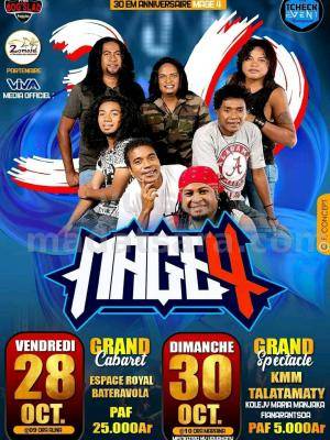 Mage 4 - Concert - Espace Royal Bateravola Fianarantsoa , Kmm Kolejy Maria Manjaka Talatamaty Fianarantsoa