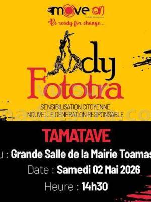 Ady fototra - sensibilisation citoyenne nouvelle génération responsable - Esplanade Mairie Toamasina