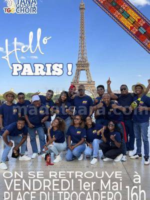 Hello Paris TGC (Tana Gospel Choir) Place du Trocadéro