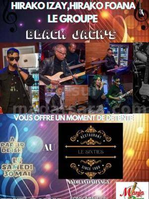 Black jacks Concert Restaurant Le Sixties Andravoahangy