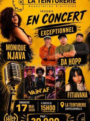 Monika Njava, Da hopp, Vain'Af, Fitiavana Concert La Teinturerie - Is'Art Ampasanimalo