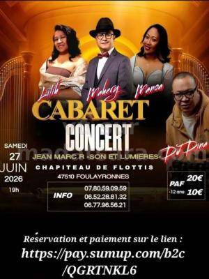 Cabaret Concert Lilie, Mahery, Manoa - Chapiteau de Flottis