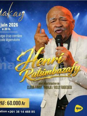 Henri ratsimbazafy Concert hommage à sa carrière musicale légendaire makay lounge