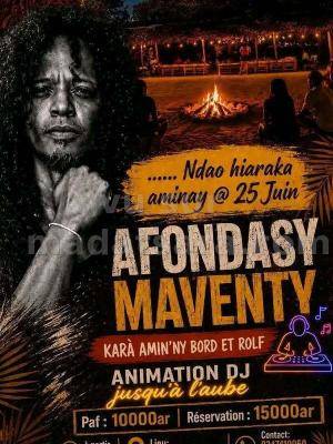 Afondasy event Rolf Concert Ambohimanga Rova