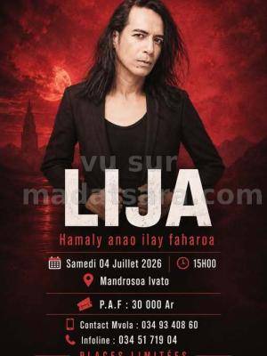 Lija hamaly anao ilay faharoa Cabaret Résidence du Lac Soaniadanana Mandrosoa Ivato