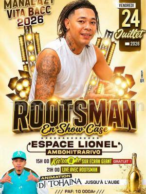 Rootsman Showcase Espace Lionel Ambohitrarivo