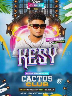 Kesy Gasy Valeur Showcase Cactus Club Andranomadio