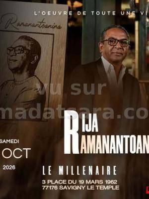 Rija ramanantoanina Cabaret Le Millénaire