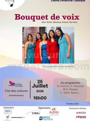 Bouquet de voix Concert 29ème Dimanche classique - Cité des cultures Antaninarenina