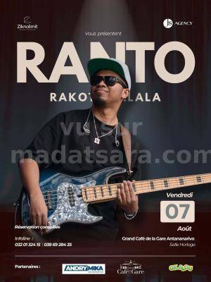 Ranto Rakotomalala Concert Café de la Gare Soarano