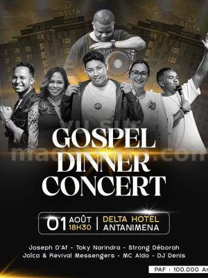 Gospel dinner Concert Delta Hotel Antanimena - Joseph d'AF, Toky Narindra, revival messengers, Strong Déborah