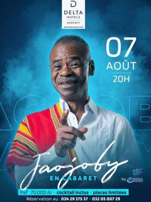 Jaojoby en Cabaret Delta Hotels Mariott Antanimena