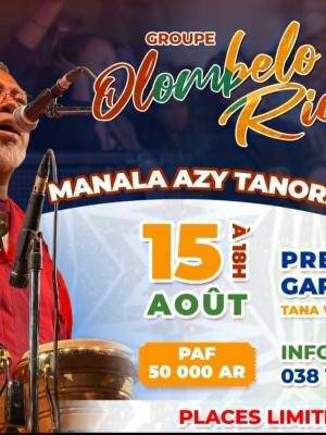 Olombelo ricky Concert Manala azy tanora zokiny - Presto Garden Tana Water Front Ambodivona